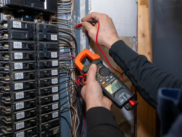 an electric is troubleshooting the need for a circuit breaker replacement